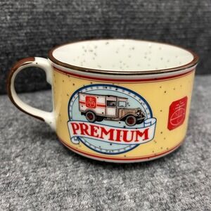 Vintage 1991 Nabisco Premium Saltine Crackers Soup Mug Speckled Ceramic B41